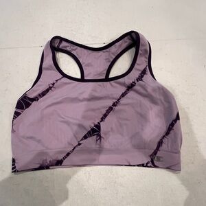 Champion Women's tie dye style Purple Sports Bra. Great colors!